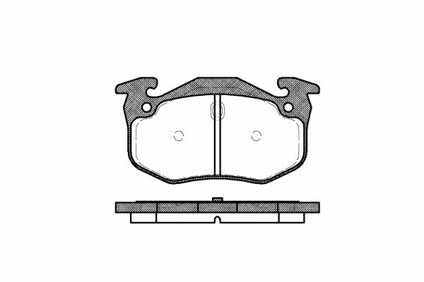 Road house 2144.06 Brake Pad Set, disc brake 214406