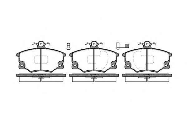 Road house 2146.80 Brake Pad Set, disc brake 214680