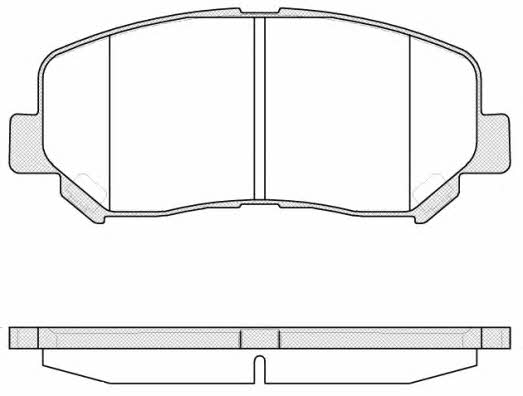 Road house 21513.02 Brake Pad Set, disc brake 2151302