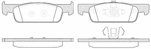 Brake pad Renault Symbol: 2154000 Road house Brake pad set