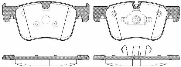 Road house 21560.00 Brake Pad Set, disc brake 2156000