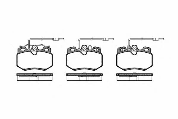 Brake pad Citroen C15: 217024 Road house Brake pad set
