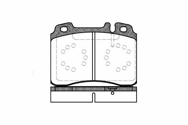 Road house 2379.20 Brake Pad Set, disc brake 237920