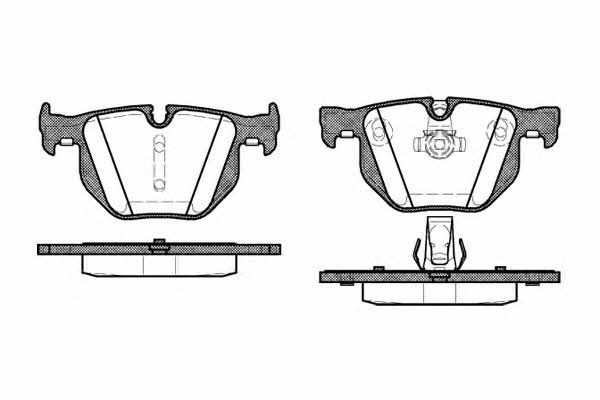 Road house 2381.60 Brake Pad Set, disc brake 238160