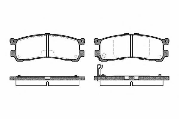 Brake pad kit Mazda MPV: 239921 Road house Brake pad set