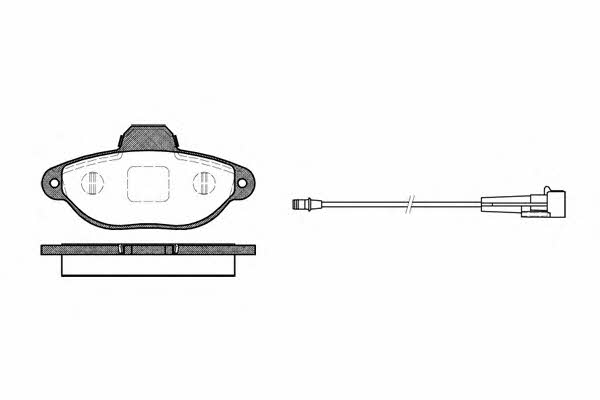 Road house 2414.01 Brake Pad Set, disc brake 241401