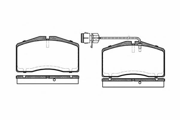 Road house 2448.12 Brake pad set 244812 244812 Road house Brake pad set