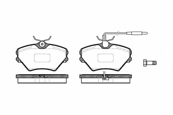 Road house 2485.02 Brake Pad Set, disc brake 248502