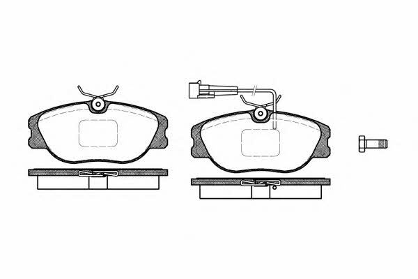 Road house 2305.31 Brake pad set 230531 230531 Road house Brake pad set