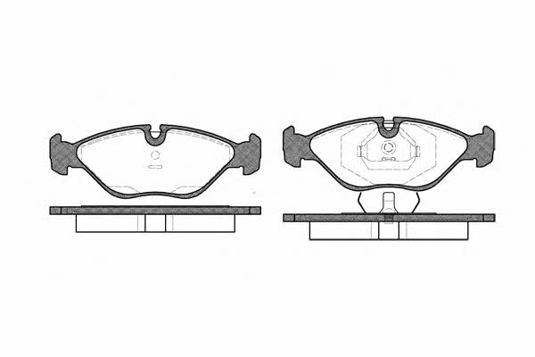 Road house 2319.00 Brake pad set 231900 231900 Road house Brake pad set