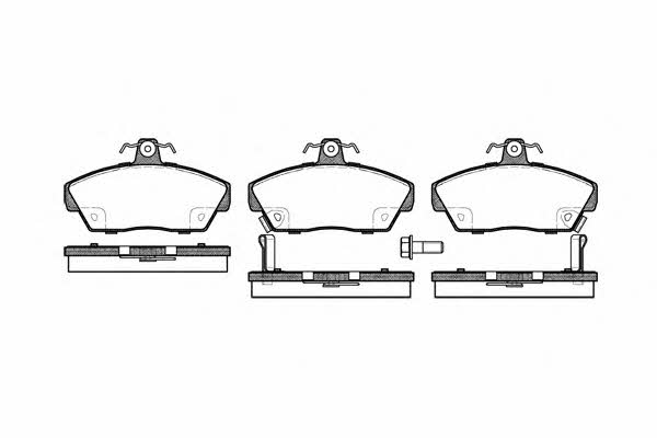 Road house 2330.02 Brake pad set 233002 233002 Road house Brake pad set