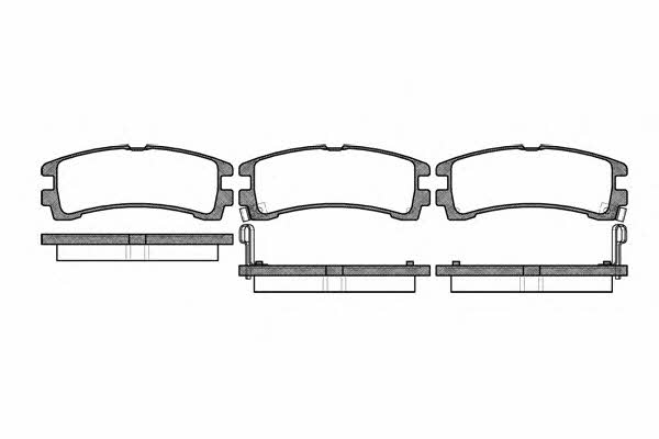 Road house 2347.02 Brake Pad Set, disc brake 234702