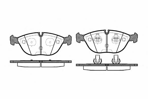 Road house 2597.00 Brake Pad Set, disc brake 259700