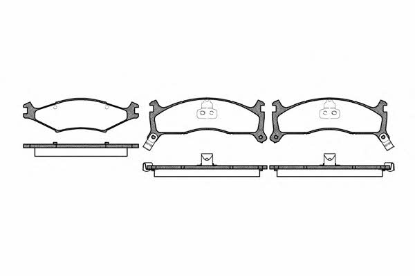 Road house 2600.02 Brake pad set 260002 260002 Road house Brake pad set