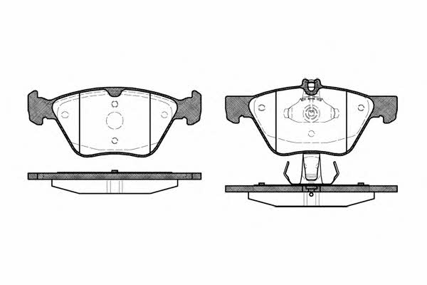 Road house 2601.30 Brake Pad Set, disc brake 260130