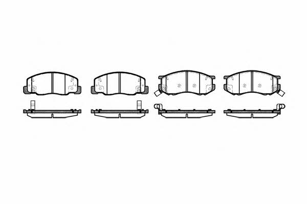 Road house 2636.04 Brake Pad Set, disc brake 263604