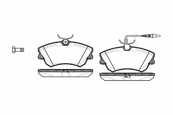 Road house 2638.02 Brake Pad Set, disc brake 263802