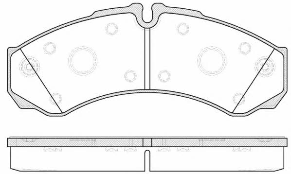 Road house 2651.20 Brake Pad Set, disc brake 265120