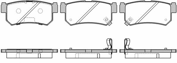 Road house 2746.42 Brake Pad Set, disc brake 274642