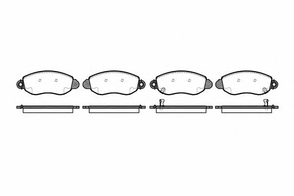 Brake pad Ford Transit: 277202 Road house Brake pad set