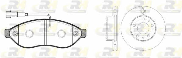 Road house 81237.00 Front ventilated brake discs with pads, set 8123700