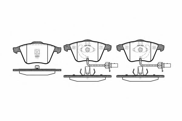 Road house 2964.02 Brake Pad Set, disc brake 296402