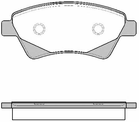 Road house 2976.20 Brake Pad Set, disc brake 297620