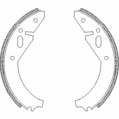 Road house 4003.00 Brake shoe set 400300