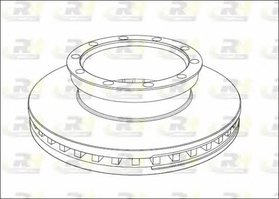 Road house NSX1010.20 Front brake disc ventilated NSX101020