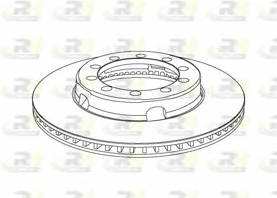 Road house NSX1028.20 Front brake disc ventilated NSX102820