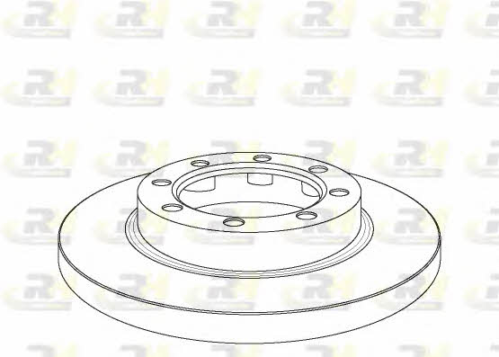 Road house NSX1030.10 Unventilated front brake disc NSX103010