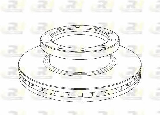 Road house NSX1061.20 Front brake disc ventilated NSX106120