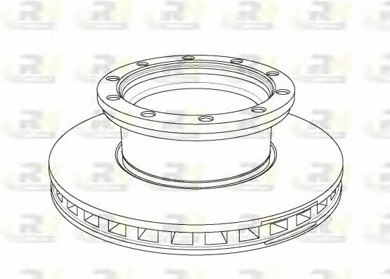 Road house NSX1144.20 Front brake disc ventilated NSX114420