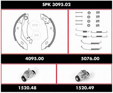  SPK 3095.02 Brake shoe set SPK309502