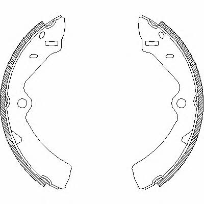 Road house 4167.00 Brake shoe set 416700