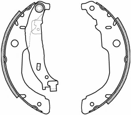 Road house 4212.00 Brake shoe set 421200