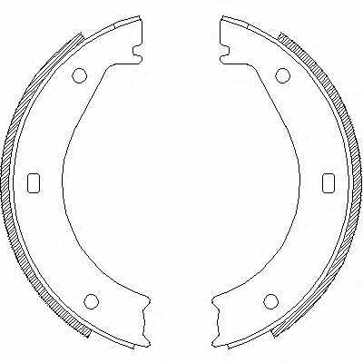 Road house 4404.00 Parking brake shoes 440400