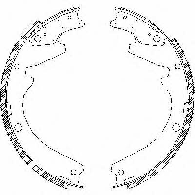 Road house 4424.00 Brake shoe set 442400