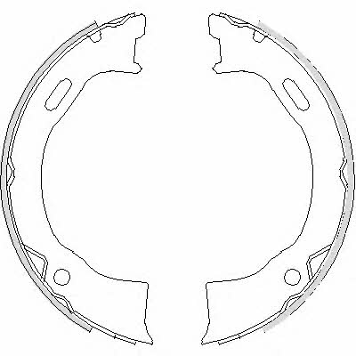 Road house 4695.00 Parking brake shoes 469500