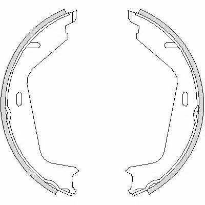 Road house 4726.00 Parking brake shoes 472600