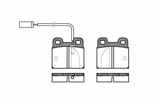 Road house 2005.11 Brake Pad Set, disc brake 200511