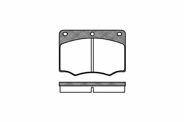 Road house 2064.00 Brake Pad Set, disc brake 206400