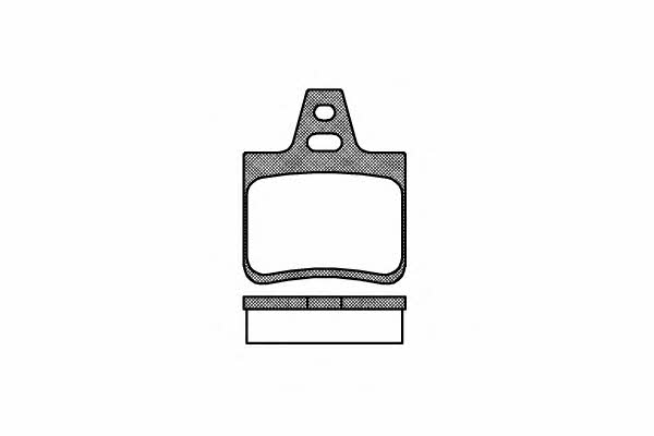 Road house 2102.10 Brake Pad Set, disc brake 210210