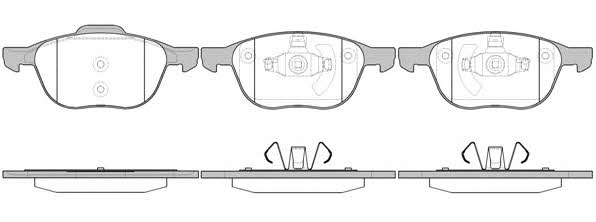 Brake pad set Road house 21082.00