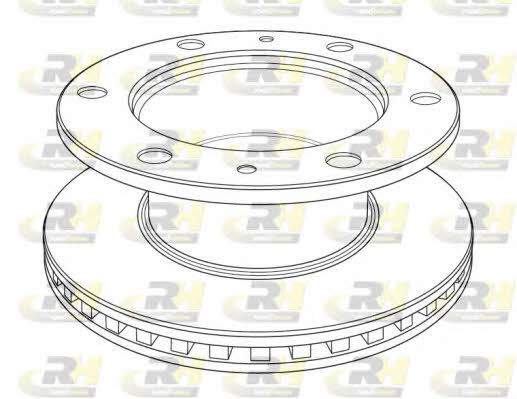 Road house NSX1220.20 Front brake disc ventilated NSX122020