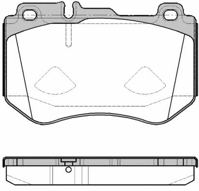 Road house 21591.00 Brake Pad Set, disc brake 2159100