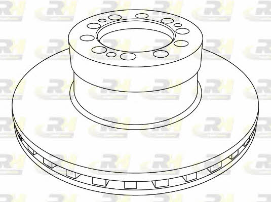 Road house NSX1233.20 Front brake disc ventilated NSX123320