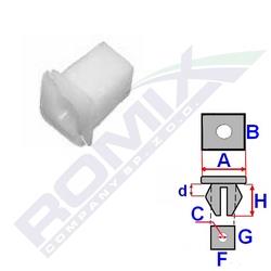 Romix 57154 Insert bushing for self-tapping screw 57154