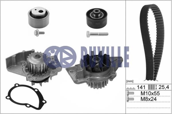 Ruville 55997711 TIMING BELT KIT WITH WATER PUMP 55997711