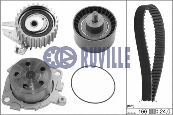Ruville 55850711 TIMING BELT KIT WITH WATER PUMP 55850711